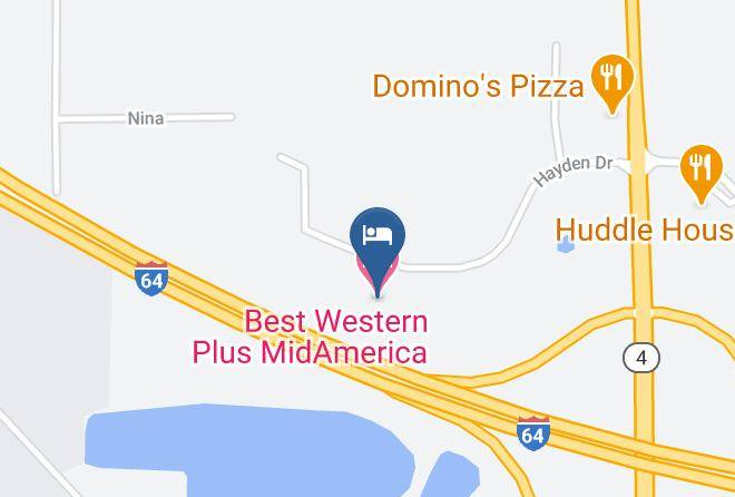 St Clair - Best Western Plus Midamerica Hotel Maps