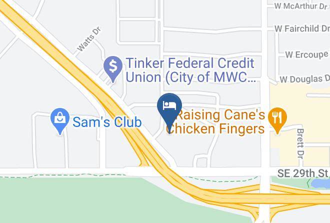Oklahoma - Best Western Plus Midwest City Inn & Suites Maps