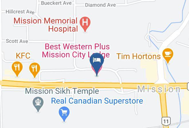 Fraser Valley - Best Western Plus Mission City Lodge Maps