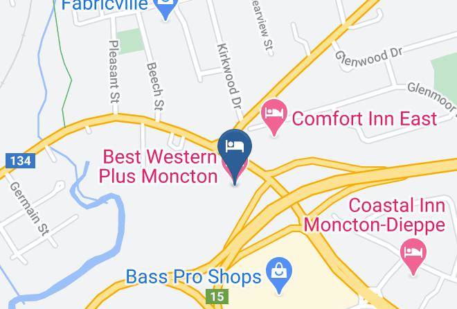 Westmorland - Best Western Plus Moncton Maps