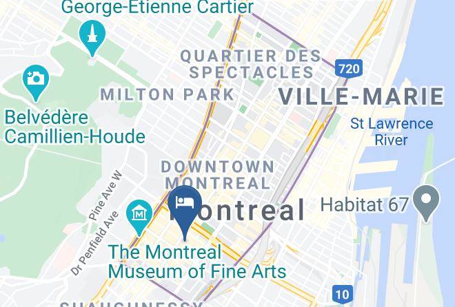 Montreal - Best Western Plus Montreal Downtown Hotel Europa Maps