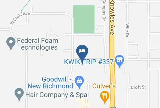 St Croix - Best Western Plus New Richmond Inn & Suites Maps