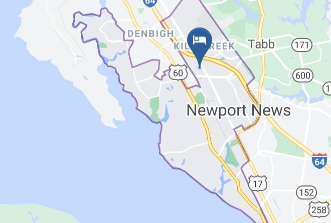 Newport News City - Best Western Plus Newport News Inn & Suites Maps