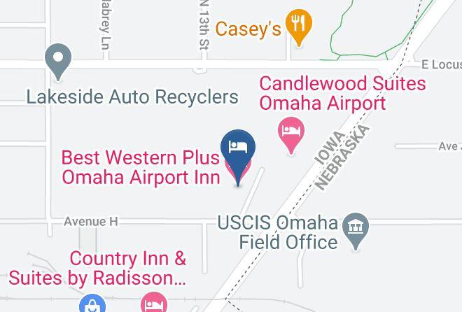 Pottawattamie - Best Western Plus Omaha Airport Inn Maps