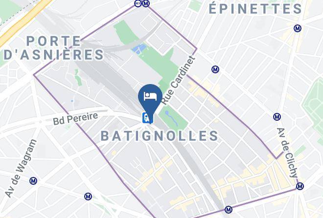 Paris - Best Western Plus Opera Batignolles Maps