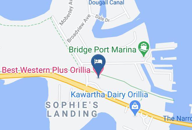 Simcoe - Best Western Plus Orillia Hotel Maps