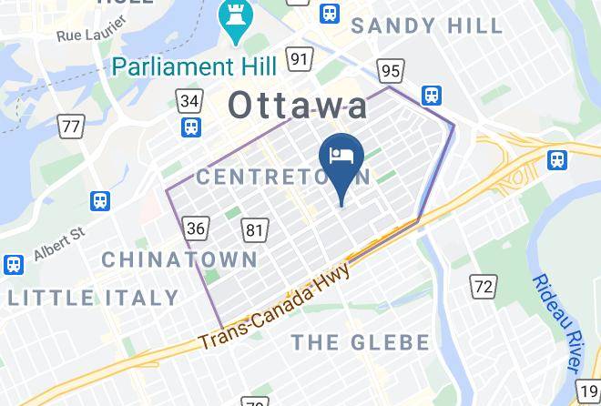 Best Western Plus Ottawa Downtown Suites Map
