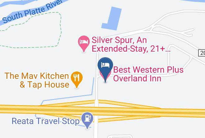Morgan - Best Western Plus Overland Inn Maps