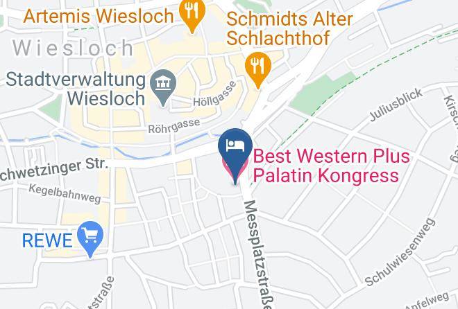 Rhein Neckar Kreis - Best Western Plus Palatin Kongress Hotel Maps