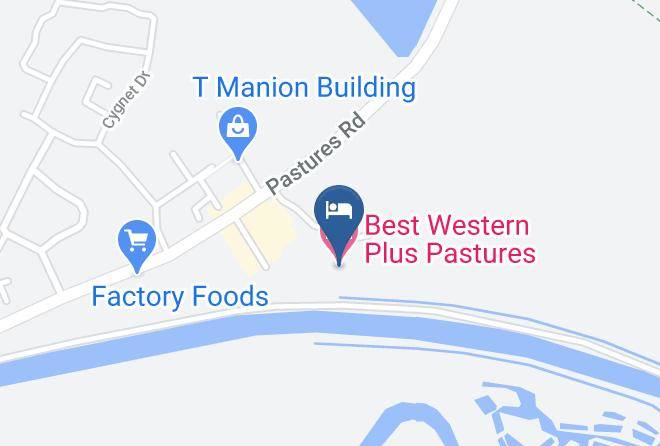 Doncaster - Best Western Plus Pastures Hotel Maps