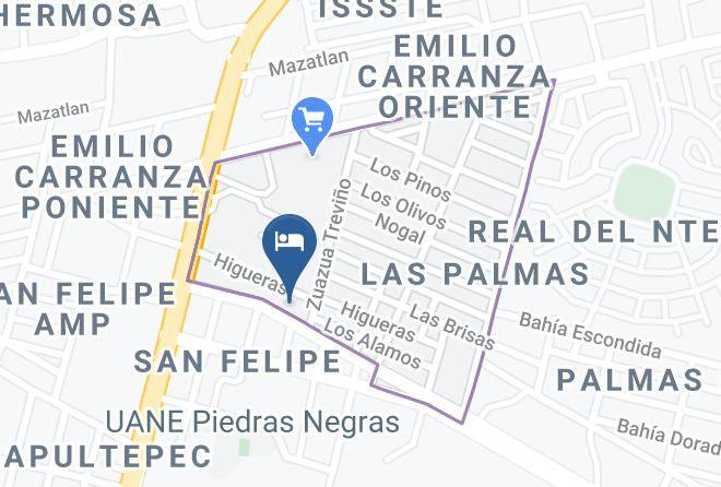 Piedras Negras - Best Western Plus Piedras Negras Maps