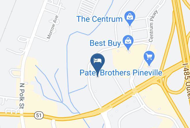 Mecklenburg - Best Western Plus Pineville Charlotte South Maps