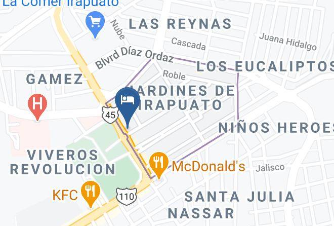 Irapuato - Best Western Plus Plaza Florida & Tower Maps