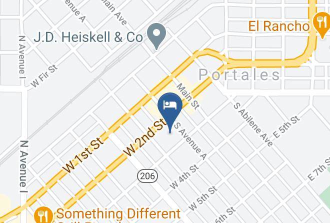 Roosevelt - Best Western Plus Portales Inn Maps