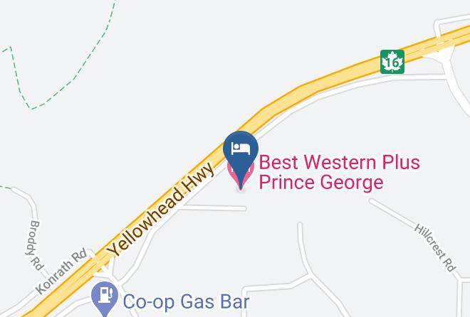 Fraser Fort George - Best Western Plus Prince George Maps