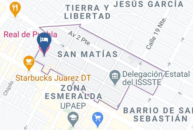 Puebla Barrio San Matias - Real De Puebla Maps