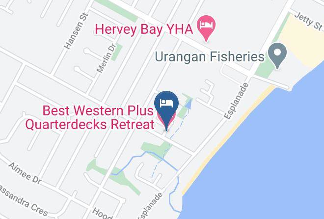 Fraser Coast - Best Western Plus Quarterdecks Retreat Maps
