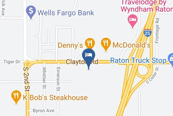 Best Western Plus Raton Hotel Map