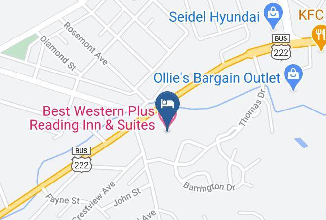 Berks - Best Western Plus Reading Inn & Suites Maps