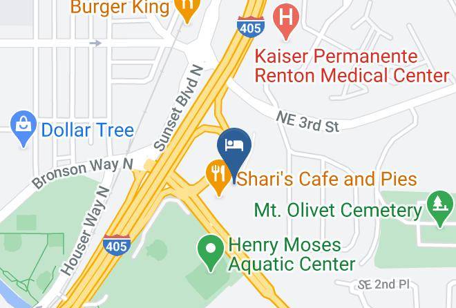 King - Best Western Plus Renton Inn Maps