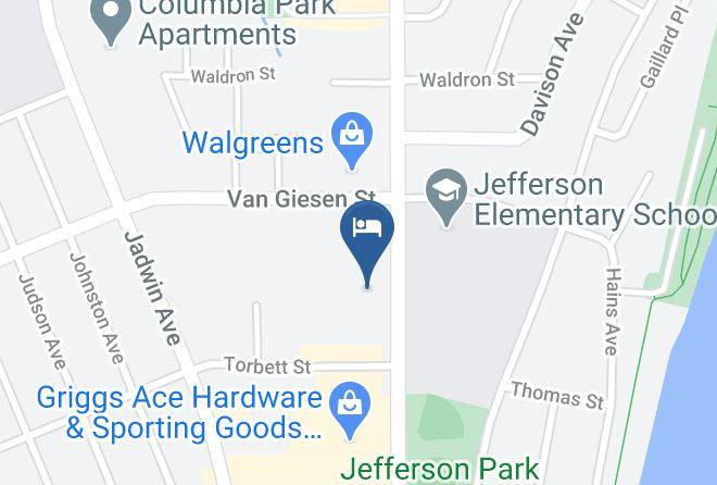 The Best Western Plus Columbia River Hotel Map