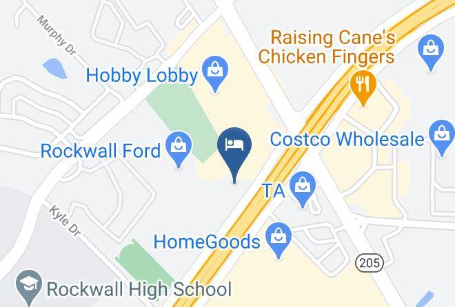 Best Western Plus Rockwall Inn & Suites Map