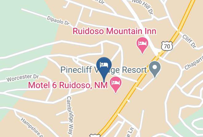 Best Western Plus Ruidoso Inn Map