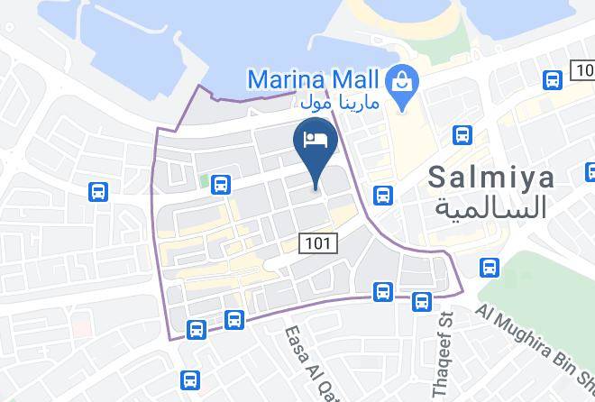 Al Salmiyah - Best Western Plus Salmiya Maps