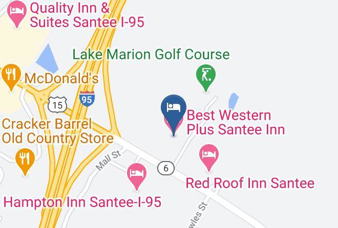 Orangeburg - Best Western Plus Santee Inn Maps