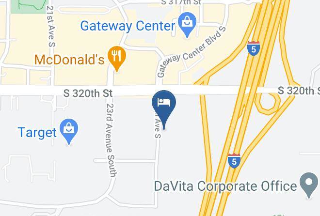 King - Best Western Plus Seattle Federal Way Maps