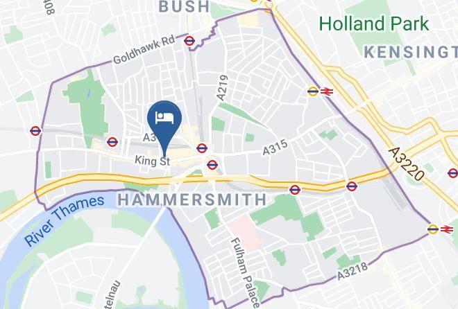 London - Seraphine Hammersmith Sure Hotel Collection By Best Western Maps
