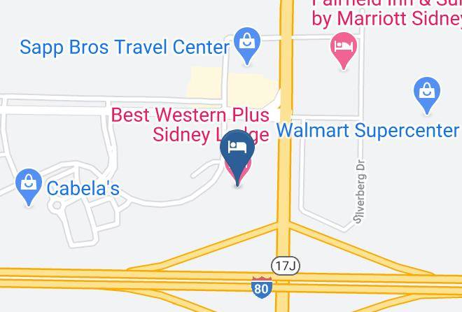 Cheyenne - Best Western Plus Sidney Lodge Maps