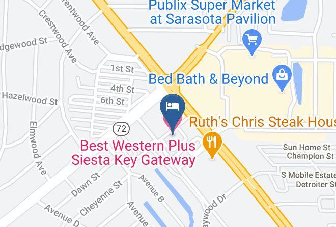 Sarasota - Best Western Plus Siesta Key Gateway Maps