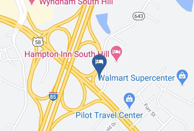 Mecklenburg - Best Western Plus South Hill Inn Maps