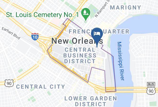 Orleans Par - Best Western Plus St Christopher Hotel Maps