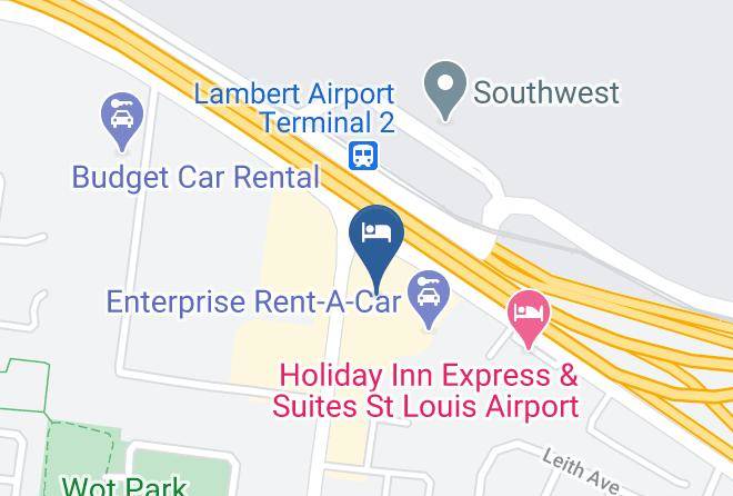 St Louis - Best Western Plus St Louis Airport Hotel Maps