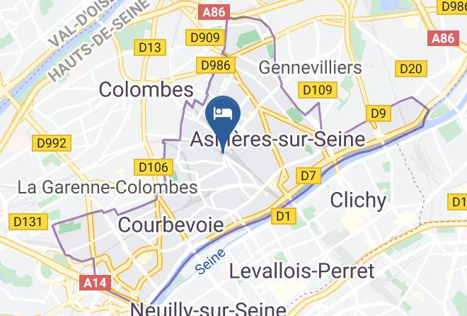 Hauts De Seine - Best Western Plus Suitcase Paris La Defense Maps