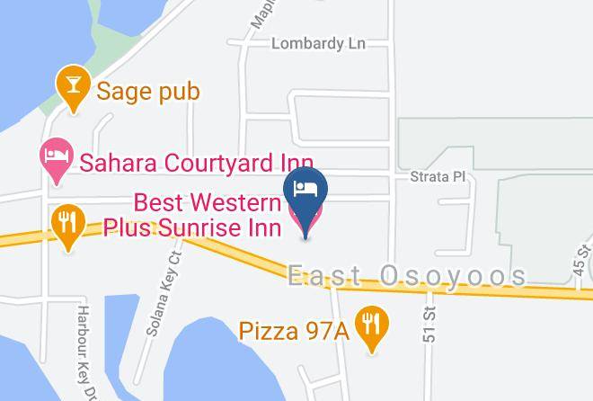 Okanagan Similkameen - Best Western Plus Osoyoos Hotel & Suites Maps