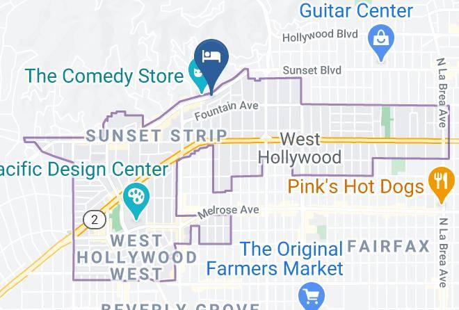 Best Western Plus Sunset Plaza Hotel Map