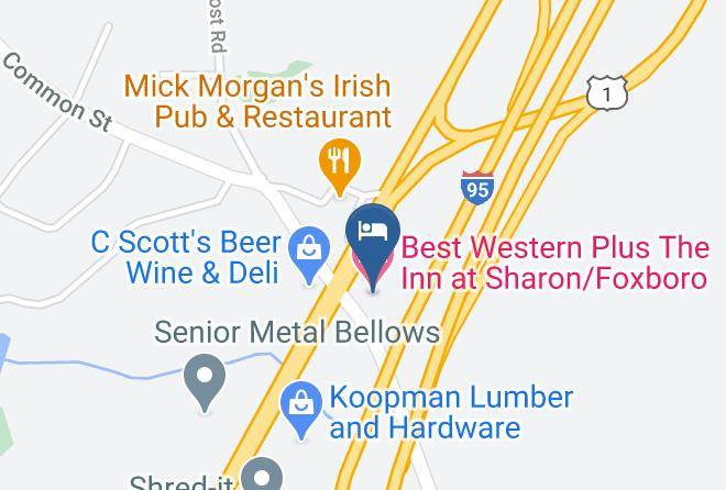 Norfolk - Best Western Plus The Inn At Sharon Foxboro Maps