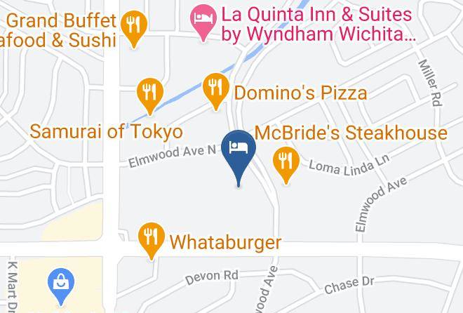 Wichita - Best Western Plus University Inn & Suites Maps