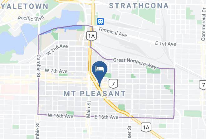 Greater Vancouver - Best Western Plus Uptown Hotel Maps