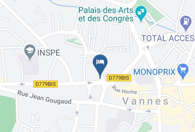 Best Western Plus Vannes Centre Ville Map