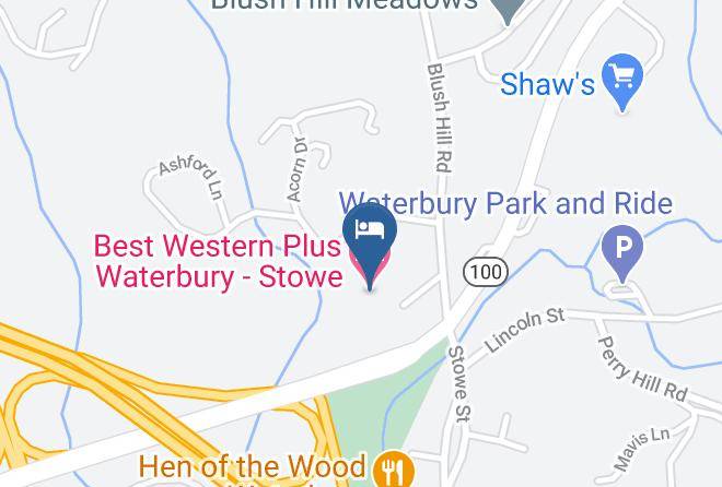 Washington - Best Western Plus Waterbury Stowe Maps