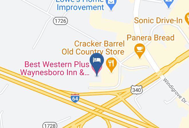 Waynesboro City - Best Western Plus Waynesboro Inn & Suites Conference Center Maps