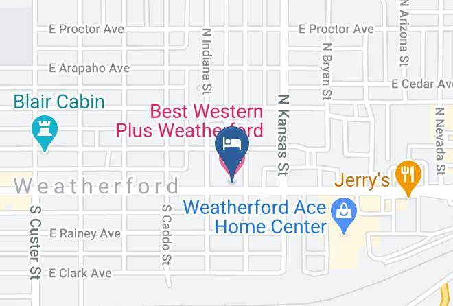 Custer - Best Western Plus Weatherford Maps