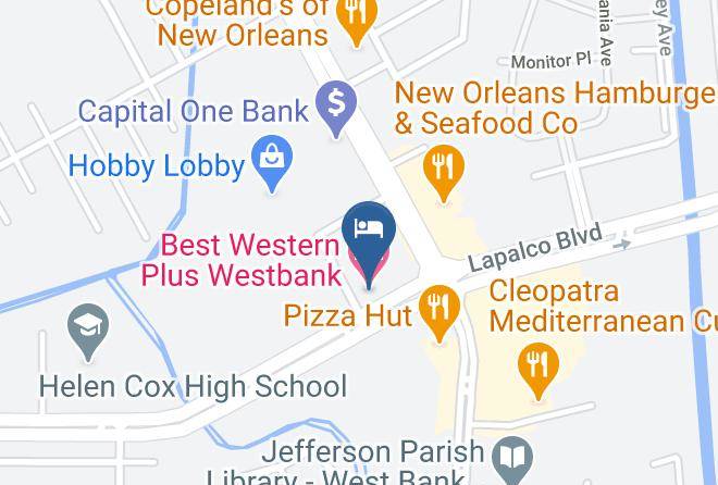 Jefferson Par - Best Western Plus Westbank Maps