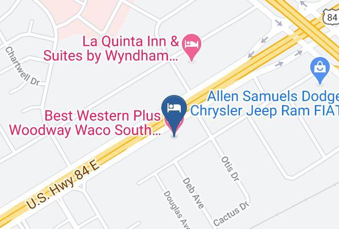 Best Western Plus Woodway Waco South Inn & Suites Map