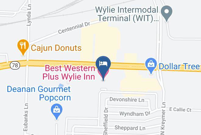 Collin - Comfort Inn & Suites Wylie Maps
