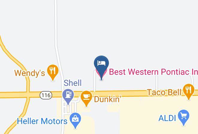 Livingston - Best Western Pontiac Inn Maps